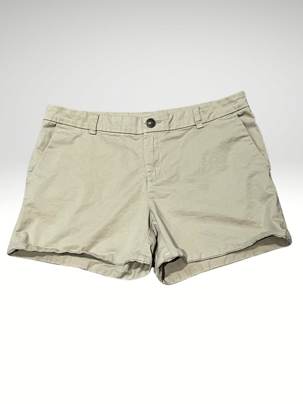 GAP "Khakis by GAP" Shorts Womens Classic Beige Size 12 Summer (SKU: 12W)